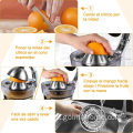 130 W Elétrico Citrus Juicer Laranja Limão Lima Toranja Juicer Corpo de Aço Inoxidável Filtro Prensa Extrator de Laranja